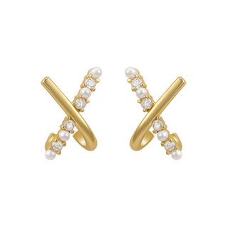 Alux Pearl Earrings